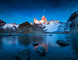Lais Puzzle - Der Berg Fitz Roy bei Sonnenaufgang, Patagonien, Argentinien - 1.000 Teile