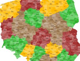 Lais Puzzle - Polen Landkarte - 1.000 Teile