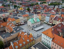 Lais Puzzle - Stadt Gliwice - Panorama der Stadt - Marktplatz Polen - 1.000 Teile