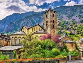 Lais Puzzle - Kirche Sant Esteve in Andorra la Vella, Andorra - 1.000 Teile