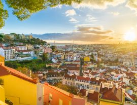 Lais Puzzle - Panoramablick auf Lissabon bei Sonnenuntergang, Portugal - 1.000 Teile
