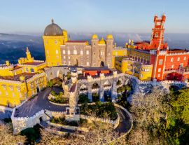 Lais Puzzle - Blick auf den Palácio da Pena in Sintra, Portugal - 1.000 Teile
