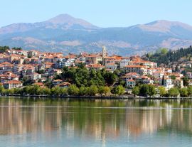 Lais Puzzle - Stadt Kastoria und Orestiada-See, Griechenland - 1.000 Teile