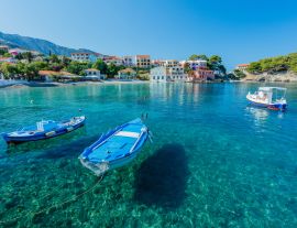 Lais Puzzle - Assos Strand in Kefalonia, Griechenland - 1.000 Teile