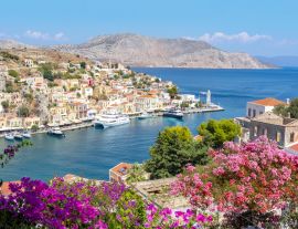 Lais Puzzle - Stadtbild von Symi, Dodekanes-Inseln, Griechenland - 1.000 Teile