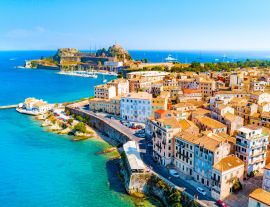 Lais Puzzle - Panoramablick auf Kerkyra, Hauptstadt der Insel Korfu, Griechenland - 1.000 Teile