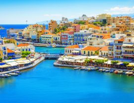 Lais Puzzle - Agios Nikolaos und Voulismeni-See auf der Insel Kreta, Griechenland - 1.000 Teile