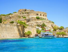 Lais Puzzle - Die Insel Spinalonga ist eine beliebte Touristenattraktion auf Kreta, Griechenland - 1.000 Teile