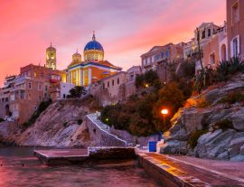 Lais Puzzle - Der Stadtteil Vaporia der Stadt Ermoupoli auf der Insel Syros, Griechenland - 1.000 Teile