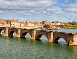 Lais Puzzle - Der Fluss Tweed und die alte Brücke von Berwick, Berwick-upon-Tweed, Northumberland, England - 1.000 Teile