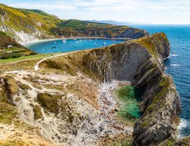 Lais Puzzle - Lulworth Bucht in der Landschaft, England - 1.000 Teile