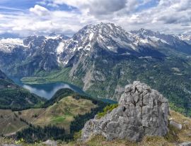 Lais Puzzle - Blick auf den Königssee, Bundesland Bayern, Deutschland - 1.000 Teile