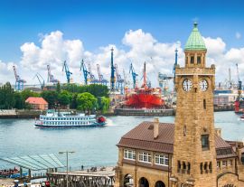 Lais Puzzle - Blick auf die Stadt Hamburg, Deutschland. - 1.000 Teile
