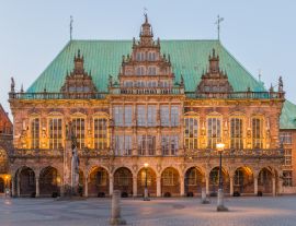 Lais Puzzle - Blick auf die Stadt Bremen, Deutschland - 1.000 Teile