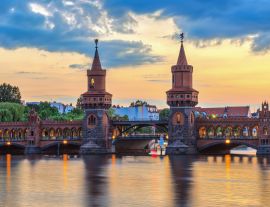 Lais Puzzle - Blick auf die Stadt Berlin an der Oberbaumbrücke und die Spree, Berlin, Deutschland - 1.000 Teile