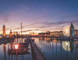 Lais Puzzle - Ansicht der Messe Lindau am Bodensee, Deutschland - 1.000 Teile