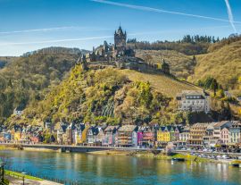 Lais Puzzle - Ansicht der historischen Stadt Cochem mit Mosel, Rheinland-Pfalz, Deutschland. - 1.000 Teile