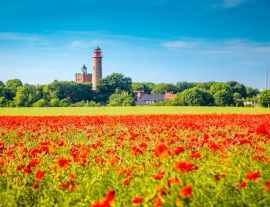 Lais Puzzle - Ansicht des Leuchtturms Kap Arkona, Land Mecklenburg-Vorpommern, Deutschland. - 1.000 Teile