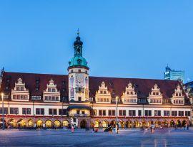 Lais Puzzle - Ansicht des Leipziger Marktplatzes, Bundesland Sachsen. Deutschland. - 1.000 Teile