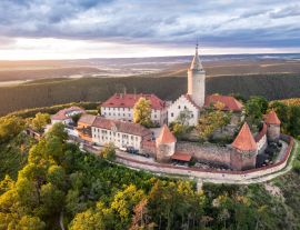 Lais Puzzle - Ansicht der leuchtenburg bei jena, Thüringen. Deutschland. - 1.000 Teile