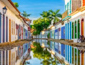 Lais Puzzle - Straße des historischen Zentrums in Paraty, Rio de Janeiro, Brasilien - 1.000 Teile