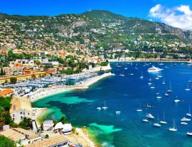 Lais Puzzle - azurblaue Küste von Frankreich - Panoramablick auf Nizza - 1.000 Teile