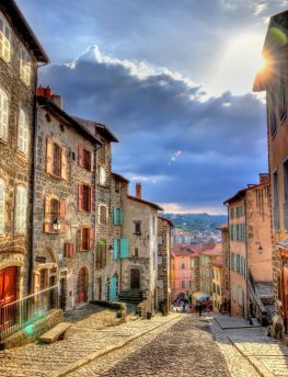 Lais Puzzle - Straße im historischen Zentrum von Le Puy-en-Velay - Frankreich - 1.000 Teile