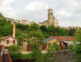 Lais Puzzle - Kirche von Bellac in der Haute Vienne, Frankreich - 1.000 Teile