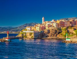 Lais Puzzle - Blick auf die Altstadt von Bastia, Leuchtturm und Hafen, Korsika, Frankreich, Europa - 1.000 Teile