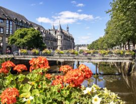 Lais Puzzle - Quimper. Sur les bords de l'Odet en centre ville. Finistère. Bretagne, Frankreich - 1.000 Teile