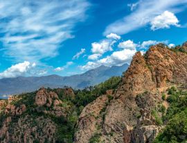 Lais Puzzle - Panoramablick auf die Naturlandschaft Calanques de Piana in Korsika, Frankreich. - 1.000 Teile