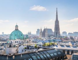 Lais Puzzle - Blick über die Wiener Skyline mit Stephansdom am Morgen, Wien, Österreich - 1.000 Teile