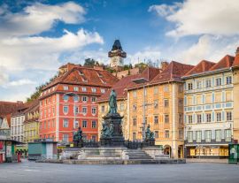 Lais Puzzle - Historische Stadt Graz mit Hauptplatz, Steiermark, Österreich - 1.000 Teile