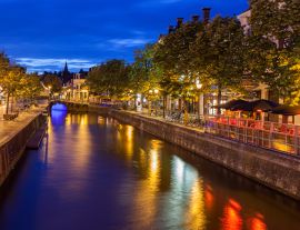 Lais Puzzle - Grachten von Leeuwarden Niederlande - 1.000 Teile