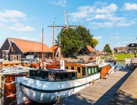 Lais Puzzle - Blick auf den Hafen der niederländischen Stadt Harderwijk - 1.000 Teile