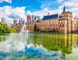 Lais Puzzle - Panoramablick auf die Landschaft im Stadtzentrum von Den Haag (Den Haag), Niederlande - 1.000 Teile