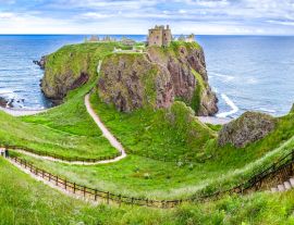 Lais Puzzle - Panorama von Dunnottar Castle, Aberdeenshire, Schottland - 1.000 Teile