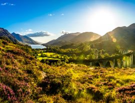 Lais Puzzle - Glenfinnan Viadukt Panoramablick - 1.000 Teile