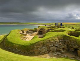 Lais Puzzle - Skara Brae war mehrere Jahrhunderte lang bewohnt - Teil des Herzstücks der neolithischen Orkney - UNESCO-Weltkulturerbe, Schottland, UK - 1.000 Teile