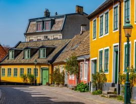 Lais Puzzle - Blick auf eine Straße im Zentrum von Lund, Schweden - 1.000 Teile