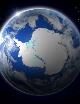 Lais Puzzle - Antarktis vom All aus bei Sonnenuntergang - 1.000 Teile