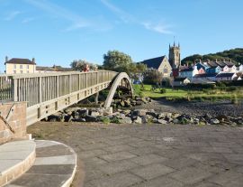 Lais Puzzle - Fußgängerbrücke in Aberaeron, Ceredigion, Wales, UK - 1.000 Teile