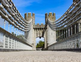 Lais Puzzle - Conwy-Hängebrücke im Conwy Castle, Conwy, Wales - 1.000 Teile
