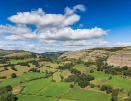 Lais Puzzle - Walisische Landschaft, von Castell Dinas Bran aus gesehen, in der Nähe von Llangollen, Denbighshire, Wales, UK - 1.000 Teile
