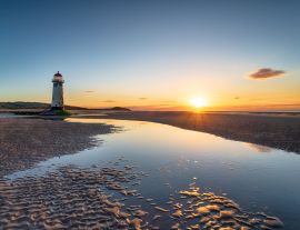 Lais Puzzle - Ayr-Leuchtturm bei Talacre in Wales - 1.000 Teile