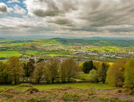 Lais Puzzle - Walisische Täler in Monmouthshire, Wales, im Herbst - 1.000 Teile