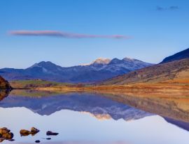 Lais Puzzle - See bei Capel Curig mit Snowdon im Rücken - 1.000 Teile