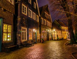 Lais Puzzle - Altstadt Gütersloh bei Nacht - 1.000 Teile