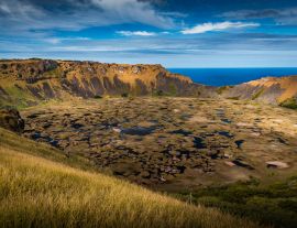 Lais Puzzle - Vulkan Rano Raraku auf der Osterinsel - 1.000 Teile