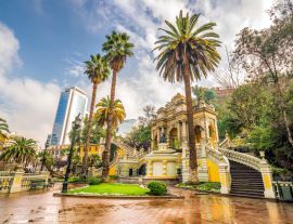 Lais Puzzle - Cerro Santa Lucia in der Innenstadt von Santiago, Chile. - 1.000 Teile